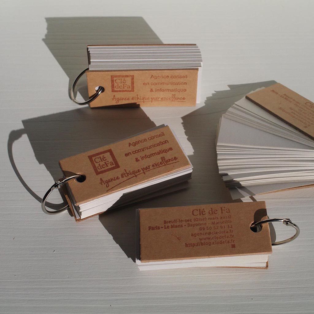 Des porte-clefs/bloc-notes